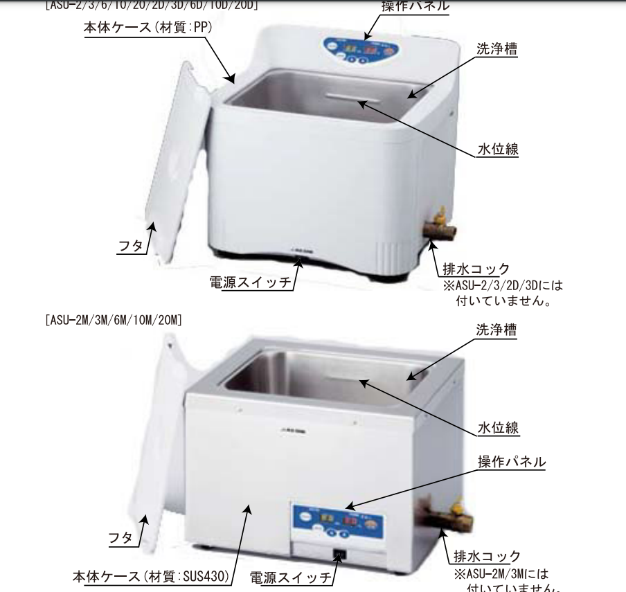 超声波清洗装置（ASU 系列） ASU-20