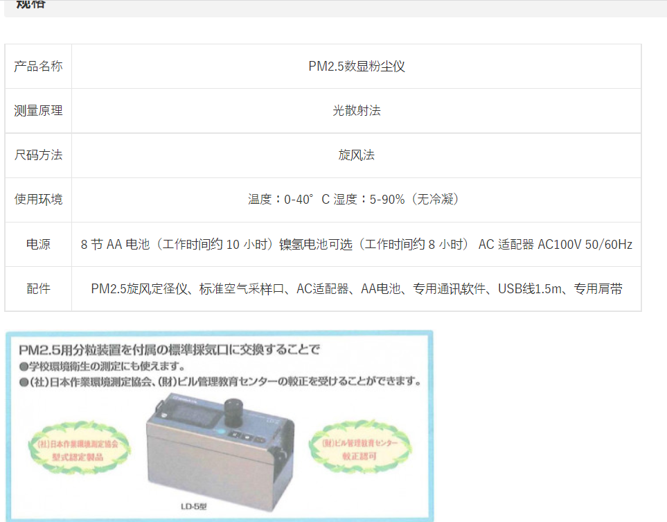 PM2.5数显粉尘仪