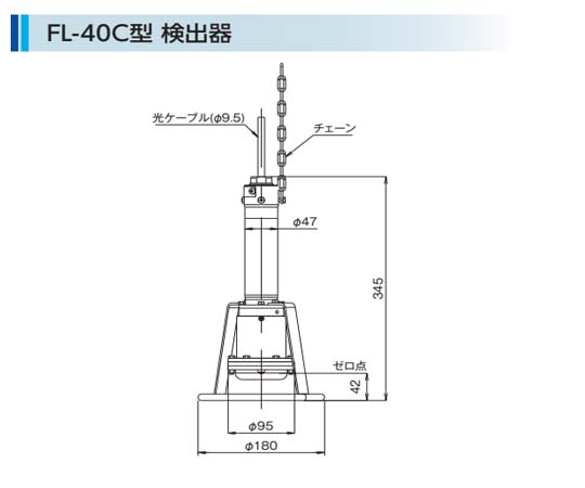 日本jfe-advantech光学水位计FL-40C、FL-40B